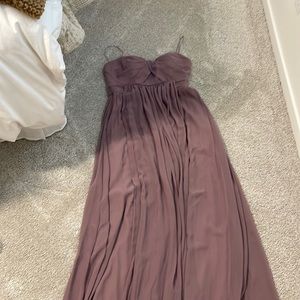 Birdie Grey GRACE CONVERTIBLE DRESS color Dark Mauve M - not altered